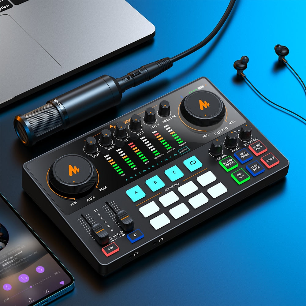 Maonocaster AME2A | Microphone XLR | Podcasting | DJ | Streaming Live | Compatibilité PC Win Mac