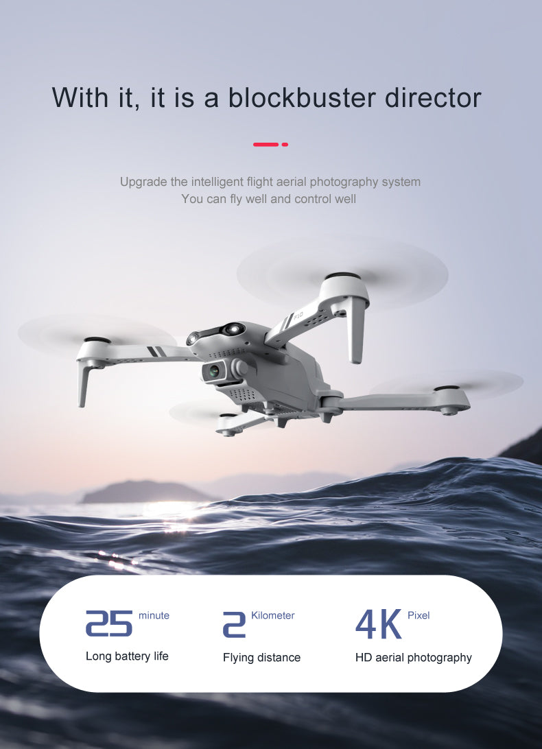 Drone F10-GPS de 4DRC | 5G WiFi 4K HD | Double Caméra | Grand Angle 120°