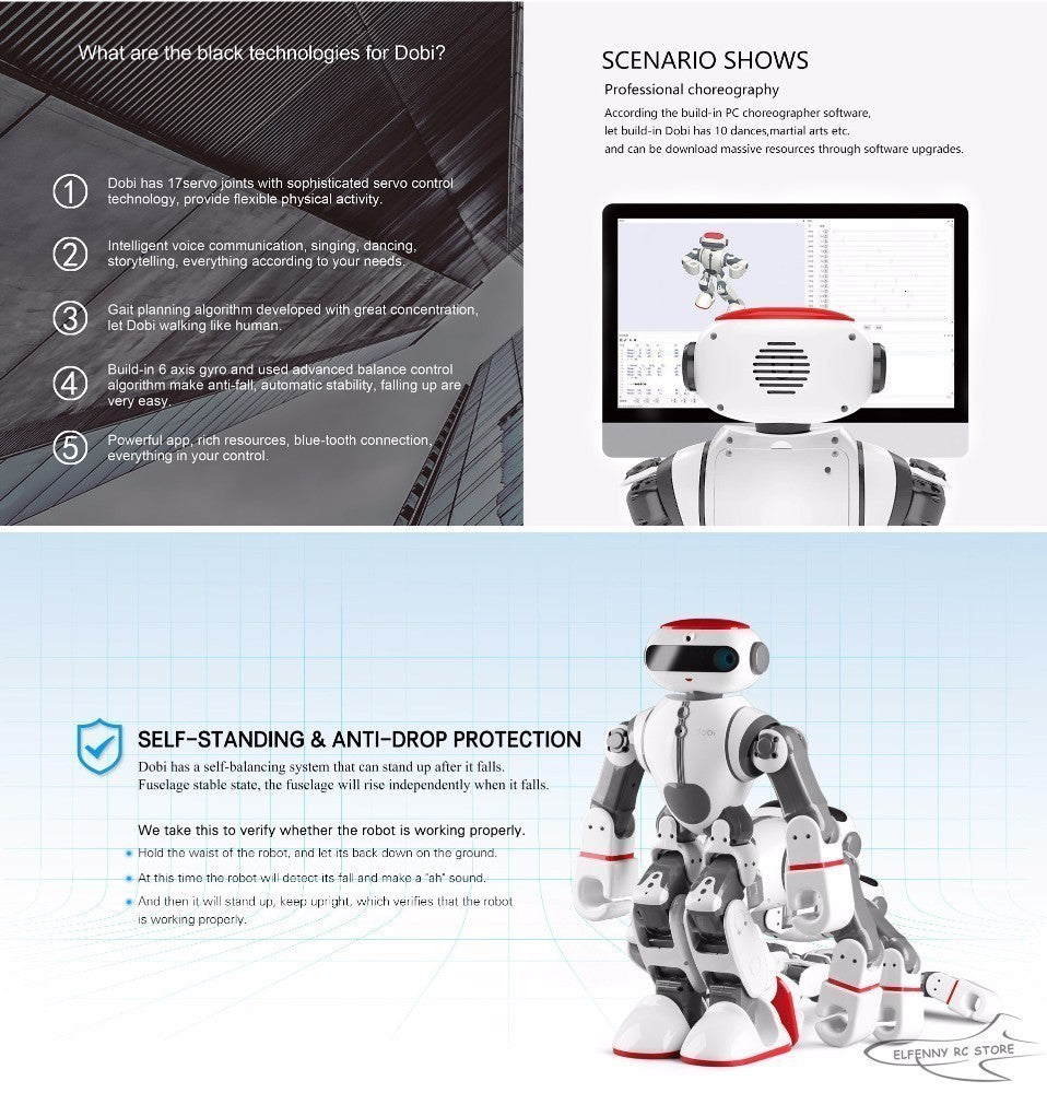 DOBI | Robot intelligent de divertissement à commande vocale