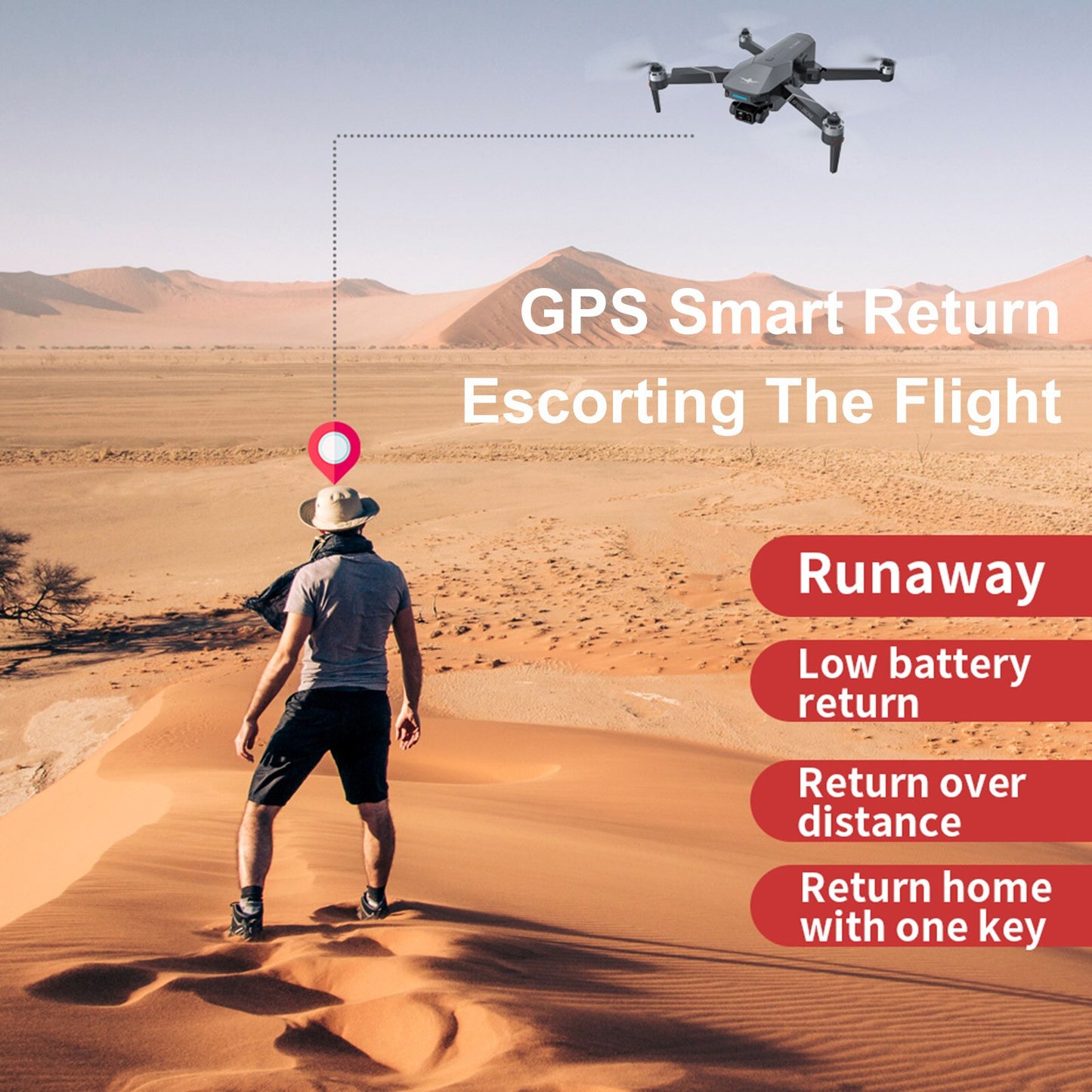 Drone Professionnel KF101 MAX GPS | Stabilisation EIS 3-Axes | Camera 4K HD 5G WiFi