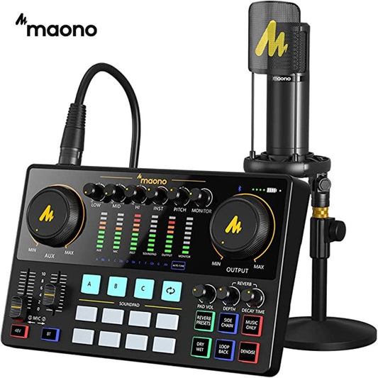 Maonocaster AME2A | Microphone XLR | Podcasting | DJ | Streaming Live | Compatibilité PC Win Mac
