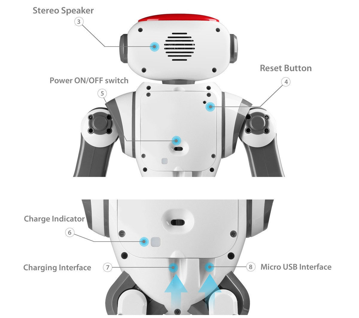 DOBI | Robot intelligent de divertissement à commande vocale