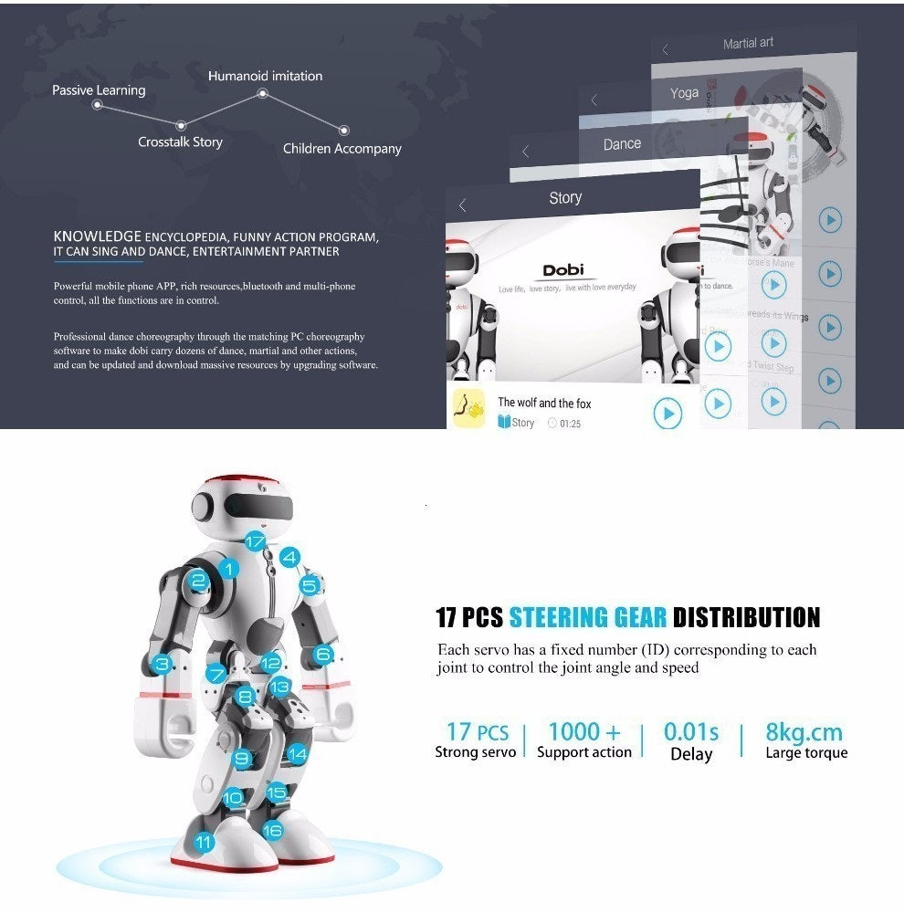 DOBI | Robot intelligent de divertissement à commande vocale