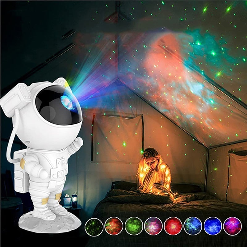 Projecteur LED Rotatif de Nébuleuses, Etoiles et Galaxies | Ambiance de Chambre Magique