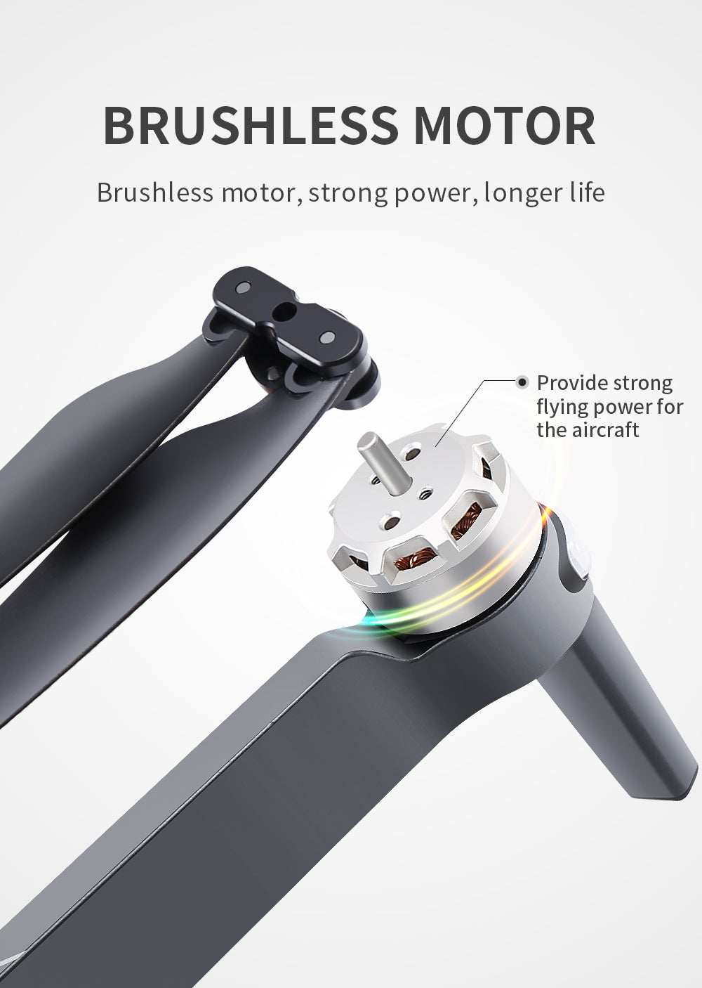 Drone F11S 4K GPS Pro de SJRC | Anti-secousses EIS 2-Axes | Camera WiFi 3Km | Quadcopter RC à Moteur sans Balai