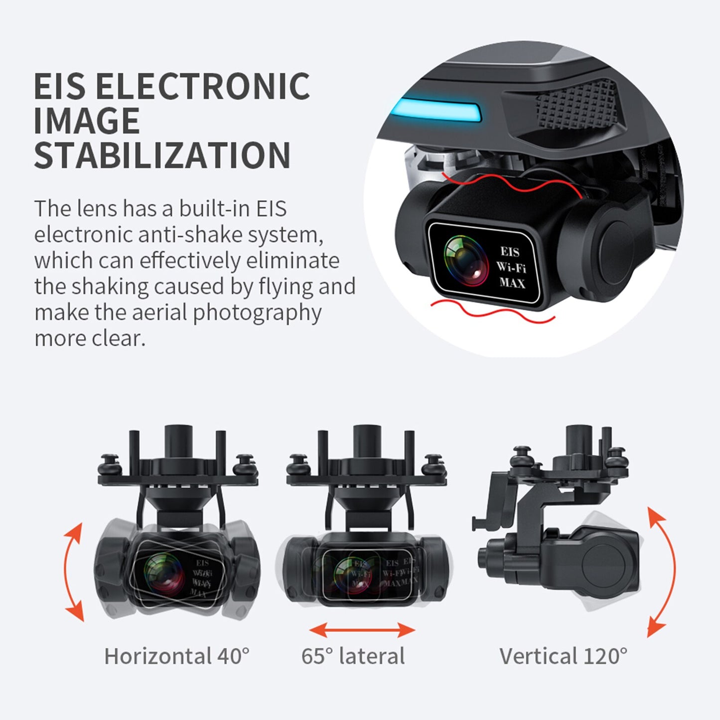 Drone Professionnel KF101 MAX GPS | Stabilisation EIS 3-Axes | Camera 4K HD 5G WiFi