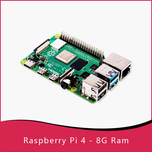 Raspberry Pi 4 Modèle B, 2-OU-8Go RAM, Quad-Core et CPU 1.5Ghz