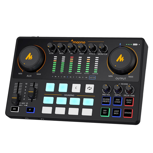 Maonocaster AME2A | Microphone XLR | Podcasting | DJ | Streaming Live | Compatibilité PC Win Mac